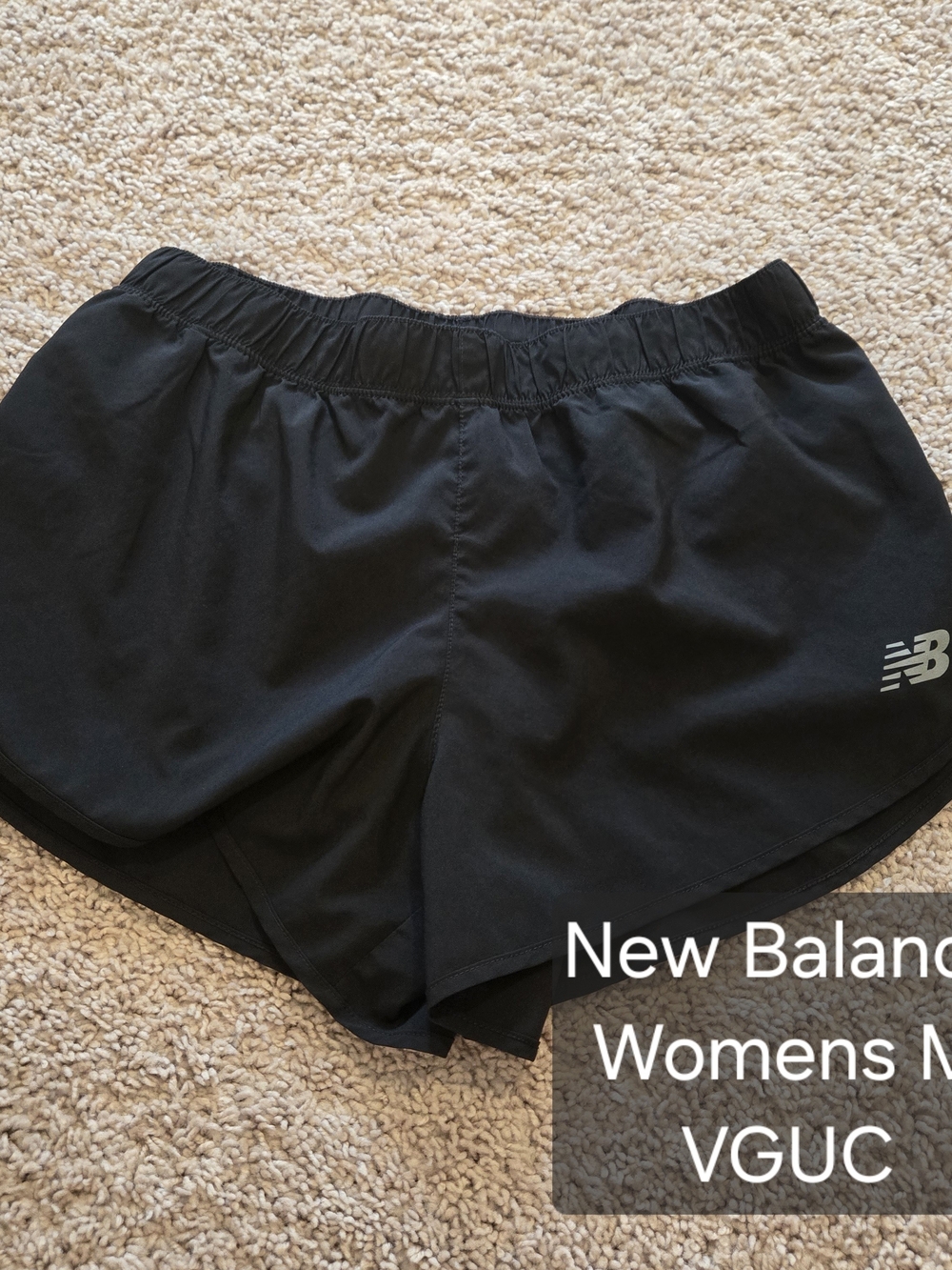 New Balance Women's Black Athletic Running Shorts